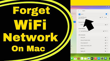 How to Forget a WiFi Network on Mac (macOS Sonoma)