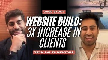 How Tech Sales Mentors Tripled their Customers with a New Website