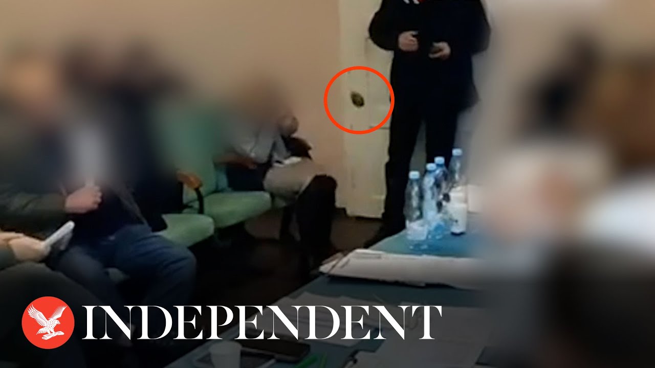 Ukrainian politician detonates grenades during council meeting - YouTube