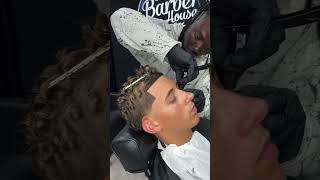 Turn your straight hair into curly hairs🔥 #thebarberhouse #cleanfafe #perm #fyp