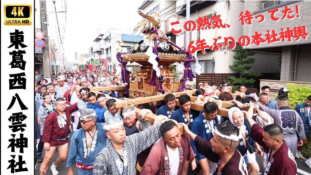 御神輿 Higashi Kasai Yakumo Shrine] The long-awaited main shrine mikoshi