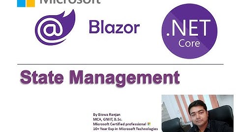 Sessions and State Management in Blazor C# .Net Core(3.1) Session-11