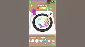 Spiro Art - ASMR Game 🌈 8 Level Game Walkthrough #shorts