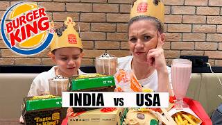 INDIA vs USA BURGER KING | Who WINS the CROWN 👑