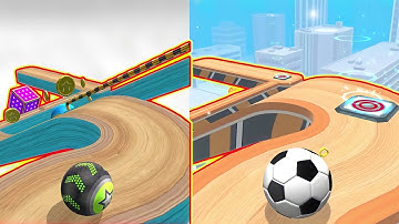 ✅ SAME LEVEL - ⚽️ Sky Rolling Balls Vs Going Balls 🎱 - Part 11 (Android & IOS Gameplay