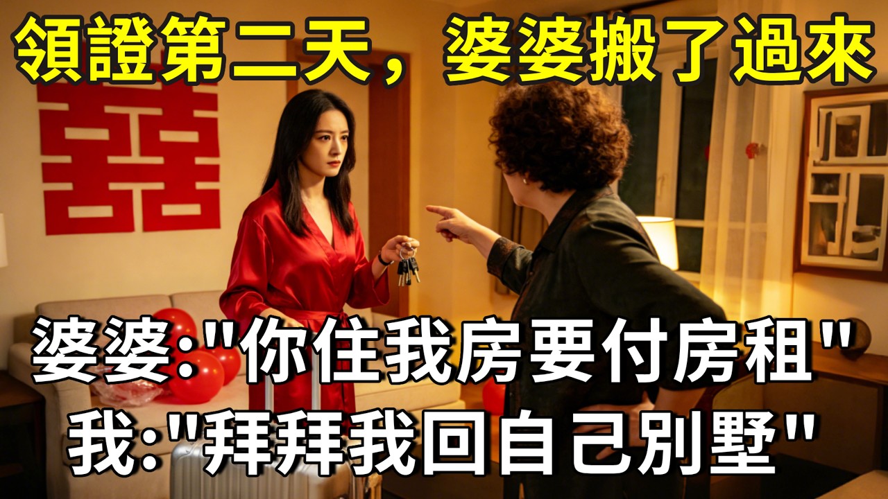 領證第二天，婆婆搬了過來，丈夫支支吾吾說房是婆婆的，婆婆理直氣壯