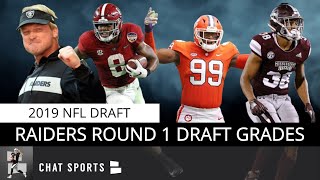 The first round of 2019 nfl draft is in books, so check out our
raiders report host, mitchell renz’s grades for all 3 players
draft...