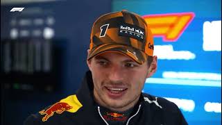 Information F1 2022 Max Verstappen Post Race Interview Japanese GP News