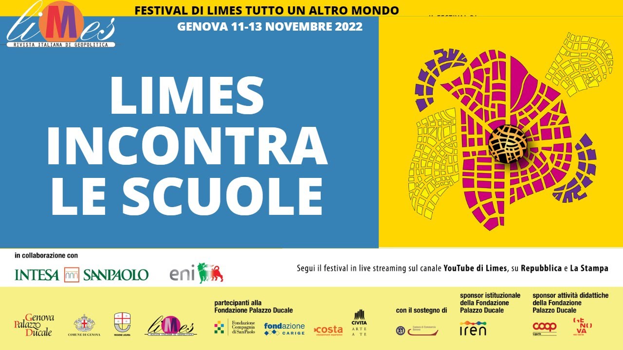 Limes incontra le scuole IX Festival di Limes a Genova 2022 'Tutto un
