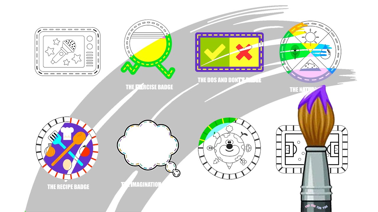 Colouring | Every Hey Duggee Badge - Part 21 | Season 4 Finale: Vibrant Badges & Special Creations!