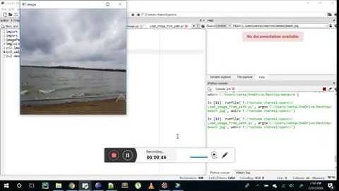 Loading image from path in opencv with python using Spyder IDE