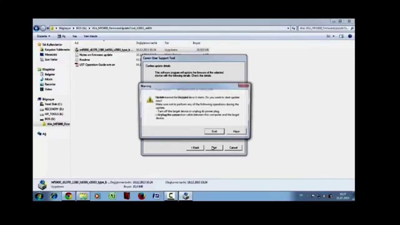How to canon firmware update. Canon mf5940 mf5980 mf6140 mf6180