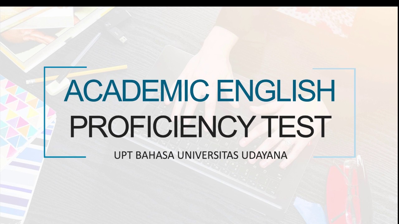 English Proficiency Test Online Universitas Udayana YouTube