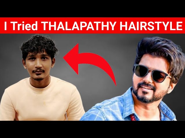 Thalapathy Master Hairstyle Transformation - The Garage Saloon - YouTube