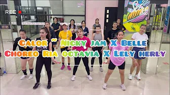CALOR ~Nicky jam X Belle || ZUMBA || ZUMBA FITNESS || ZUMBA BANDUNG || ZIN RIA OCTAVIA #zumba