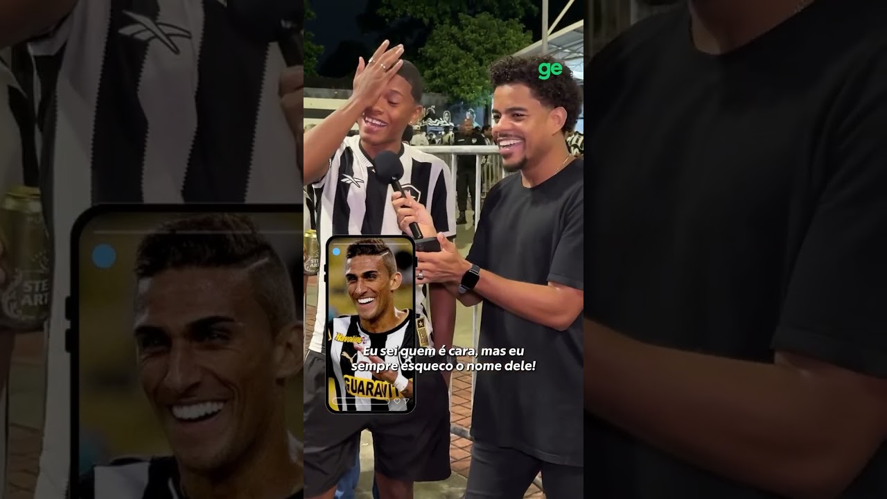QUEM É ESSE JOGADOR DO BOTAFOGO? | #shorts | ge.globo