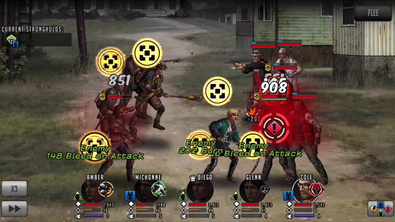 Walking dead road to survival - war vs we teach fear