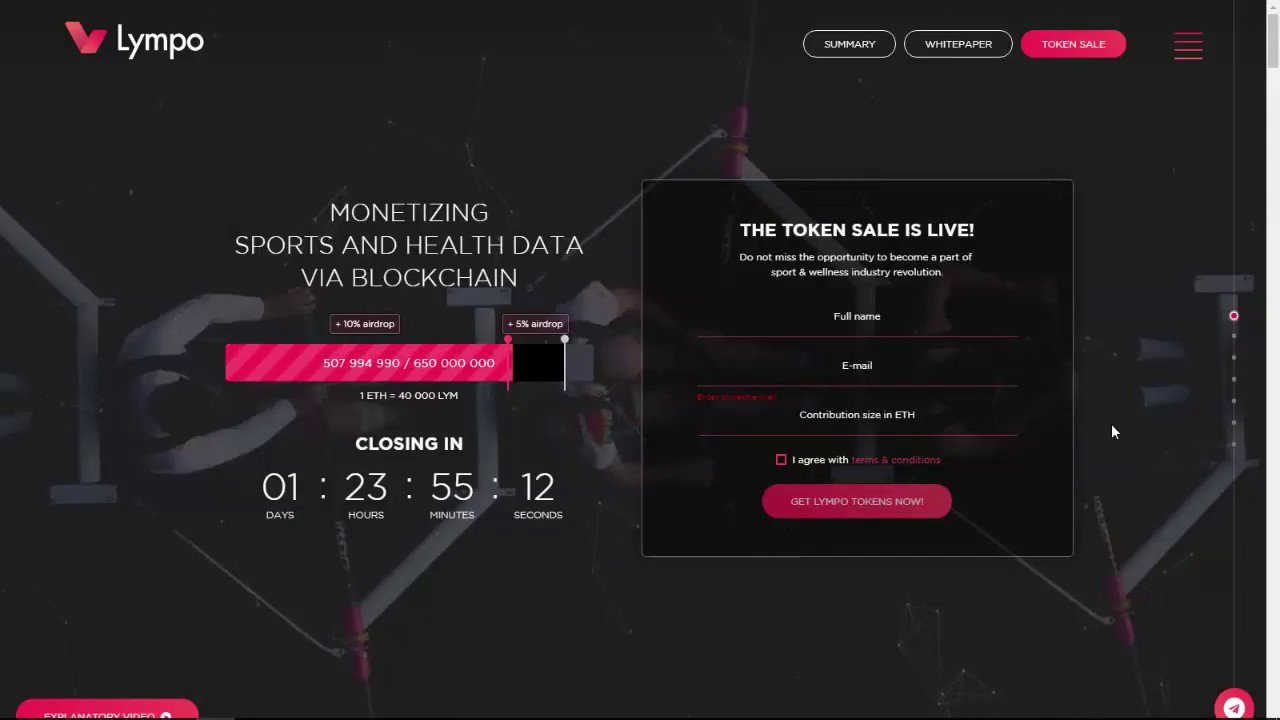 Lympo - это экосистема здорового образа жизни