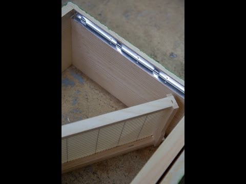 Beekeeping: Medium Assembly of split and grooved foundation frames ...