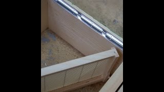 Beekeeping: Medium Assembly of split and grooved foundation frames.