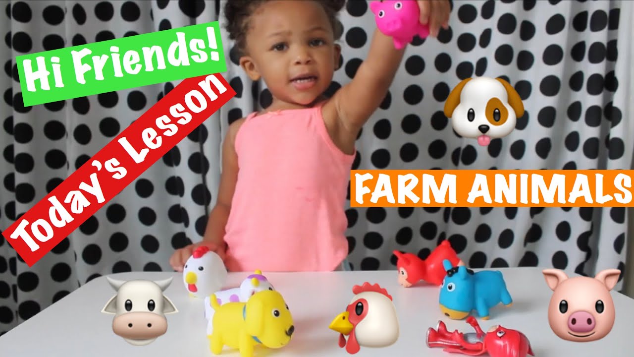 Learn Farm Animals Names & Sounds for Kids & Toddlers Learn and Play