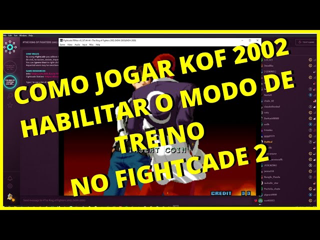 JOGUE GAMES COMO KOF 2002 NO FIGHTCADE ONLINE DE GRAÇA! [DOWNLOAD