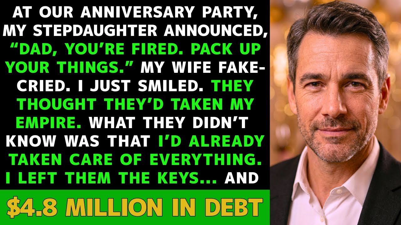 My Stepdaughter Announced “YOU’RE FIRED” At Our Anniversary Party — So I Left, Five Minutes Later…