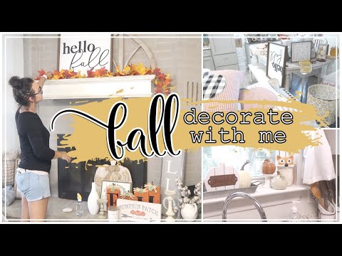 FALL 2021 DECORATE WITH ME | SMALL HOME DECORATING IDEAS | FALL HOME SERIES