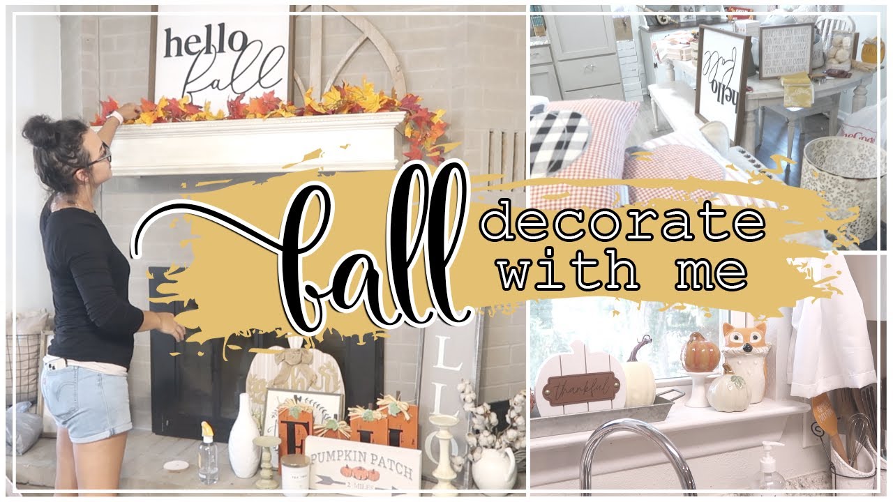 FALL 2021 DECORATE WITH ME SMALL HOME DECORATING IDEAS FALL HOME SERIES YouTube