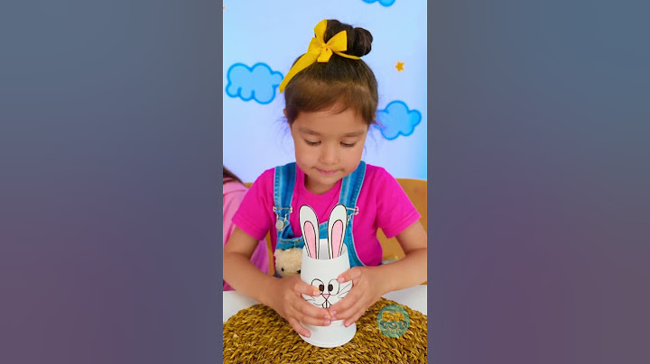 Mommy Made Me A Jumping Bunny 🐰 From A Paper Cup! ✨