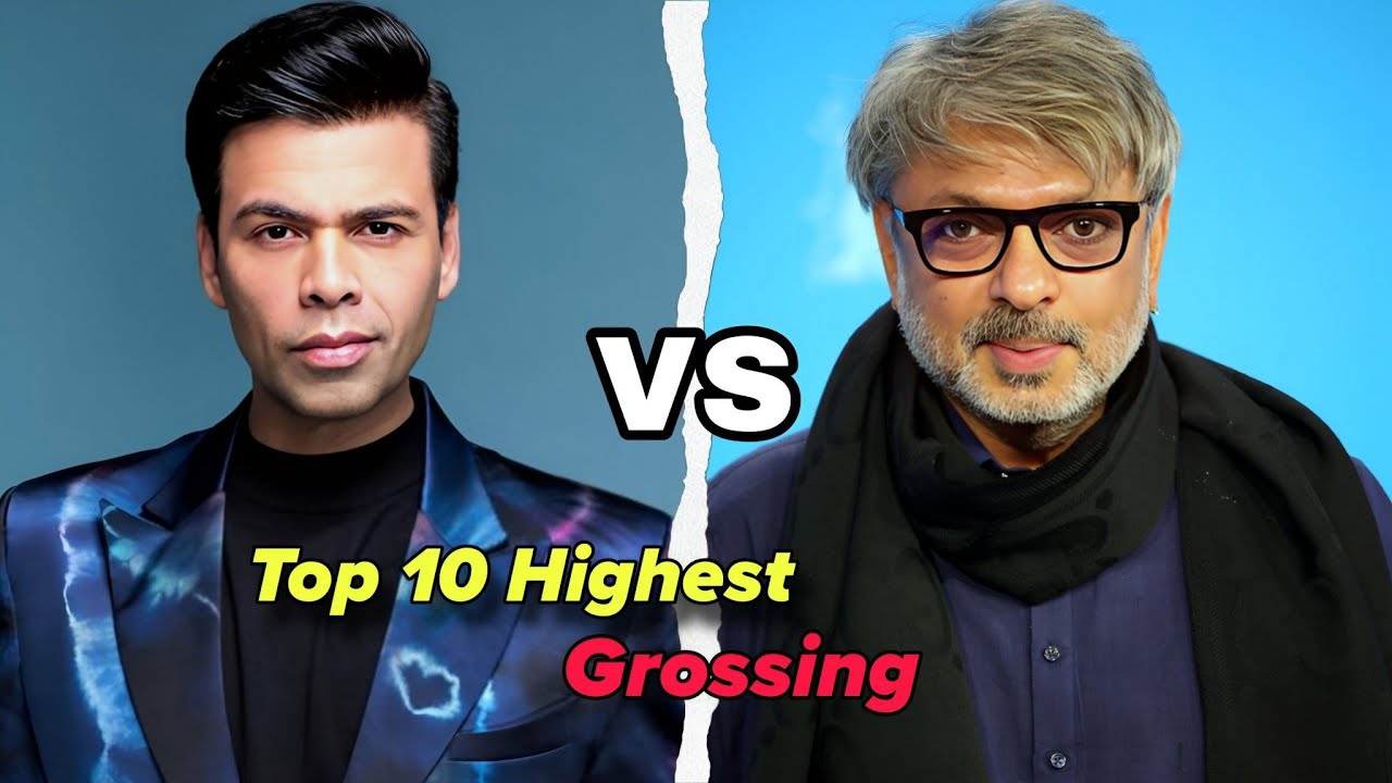 Karan Johar 🆚 Sanjay Leela Bhansali Top 10 Highest Grossing Movies Comparison 🤯🍿