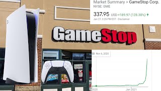 GAMESTOP STOCK HAS GONE OVER 340 DOLLARS WHAT IS HAPPENING WALLSTREETBETS XBOX PS5 RETOCK RESTOCKING