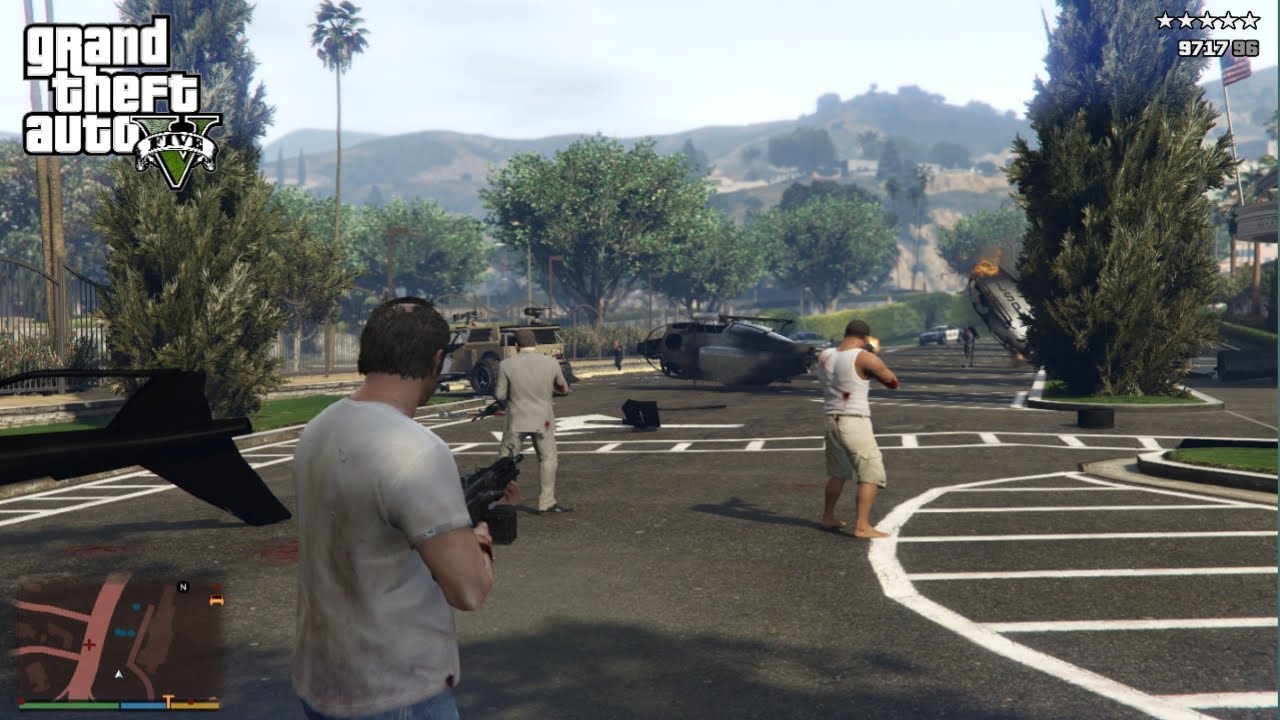 GTA 5 | Trevor , Michael & Franklin Golf Club Shootout + Five Star ...