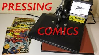 How to operate a heatpress for pressing comic books. why pay someone
else when you can press them yourself! buy me cup of coffee help
support my channel...