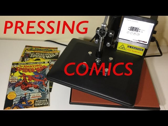 Comic Cleaning and Heat Press