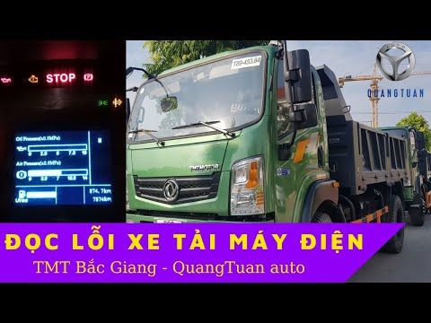 Video Cách đọc lỗi xe tải TMT Euro 4 máy điện trên màn hình... - youtube