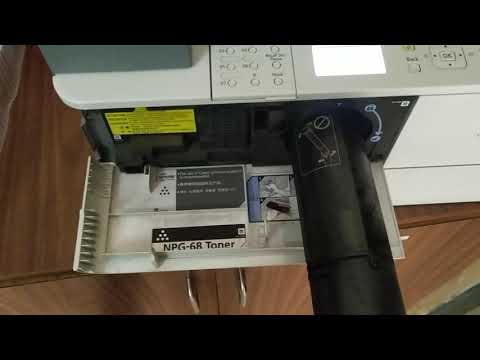 HOW TO REPLACED CANON IR. 1435 TONER cartridge