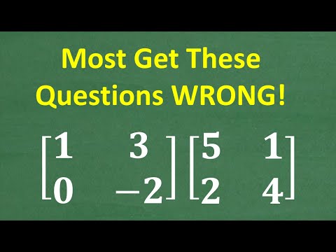 The Algebra questions that most students make MISTAKES!