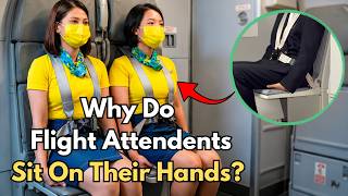 Why Do Flight Attendants Sit On Their Hands During Takeoff(Strange Takeoff Ritual)