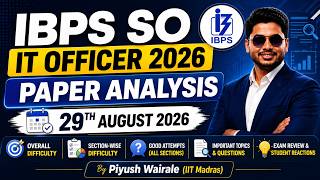IBPS SO IT Officer 2026 Paper Analysis | 29th August 2026 screenshot 5