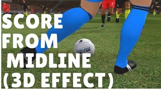Dream League Soccer 2017 -  Score From Mid Line - 3D Effect In 2D screenshot 5