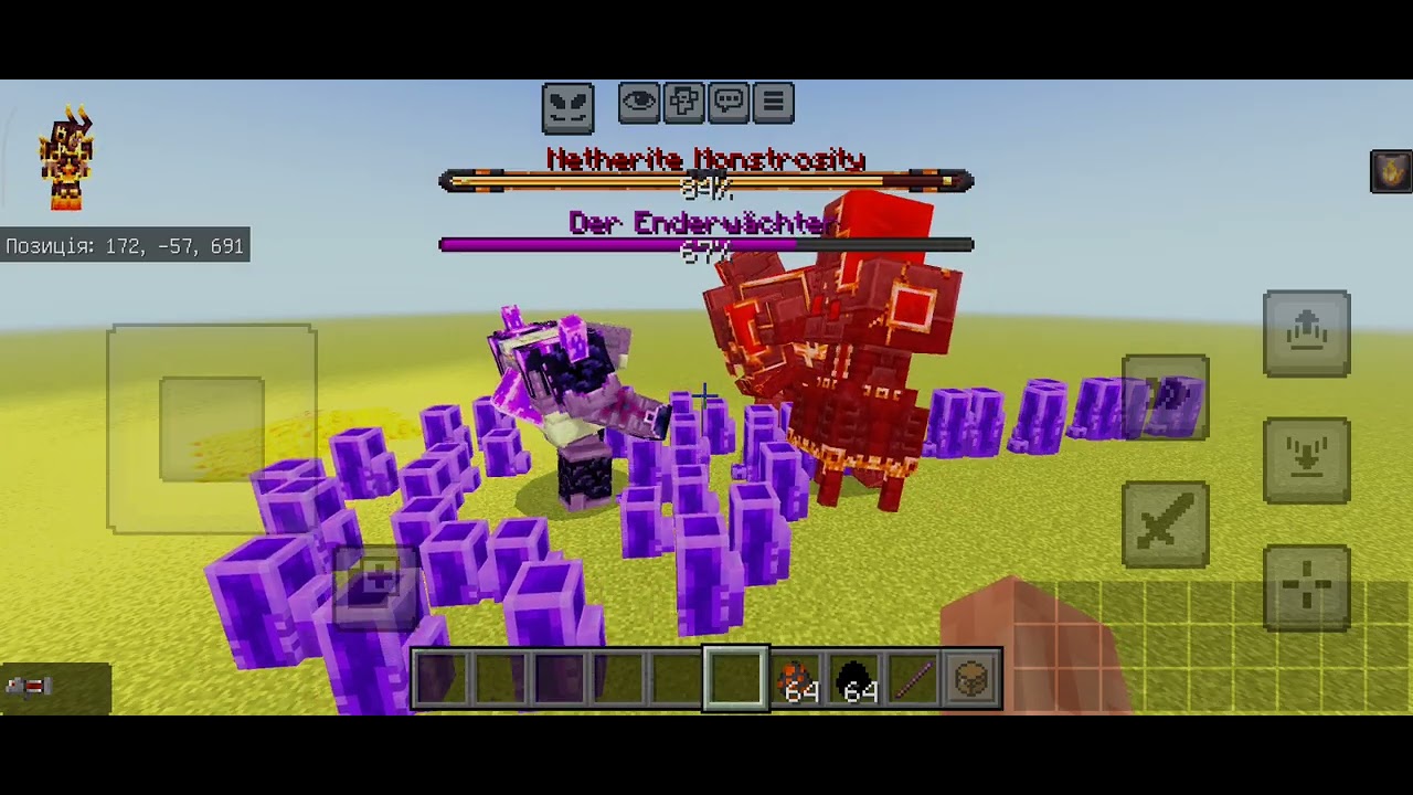 ender wächer vs netherite monstrosity (rework) link in comment 