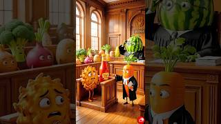 ketchup vs Pakora Court Case 😱 | Funny kitchen court story| #shortsvideo #foodfight #1millionviews