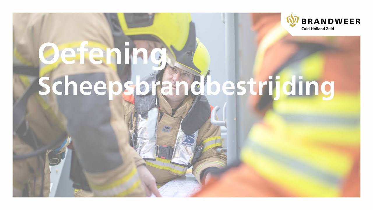 BRAND OP EEN SCHIP 🚢🔥  - oefening scheepsbrandbestrijding