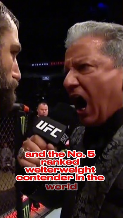Bruce Buffer Goes CRAZY in Octagon 🤯 #shorts #ufc