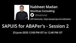 SAPUI5 & Fiori for ABAPer's - Episode 2 News