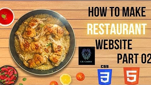 How to create a websites like swiggy Zomato by using html and CSS.
