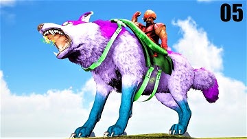 AMAZING TOXIC DIREWOLF & IGUANODON! ARK SURVIVAL EVOLVED (LOST ISLAND PRIMAL FEAR MODDED) E05