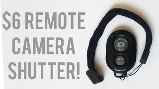 Unboxing a $6 bluetooth remote camera shutter