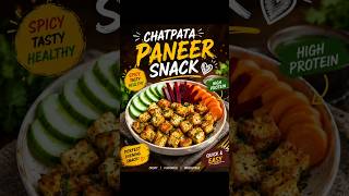 Quick, healthy, and chatpata evening snack#foodie #paneerrecipes #quickrecipe #healthyfood